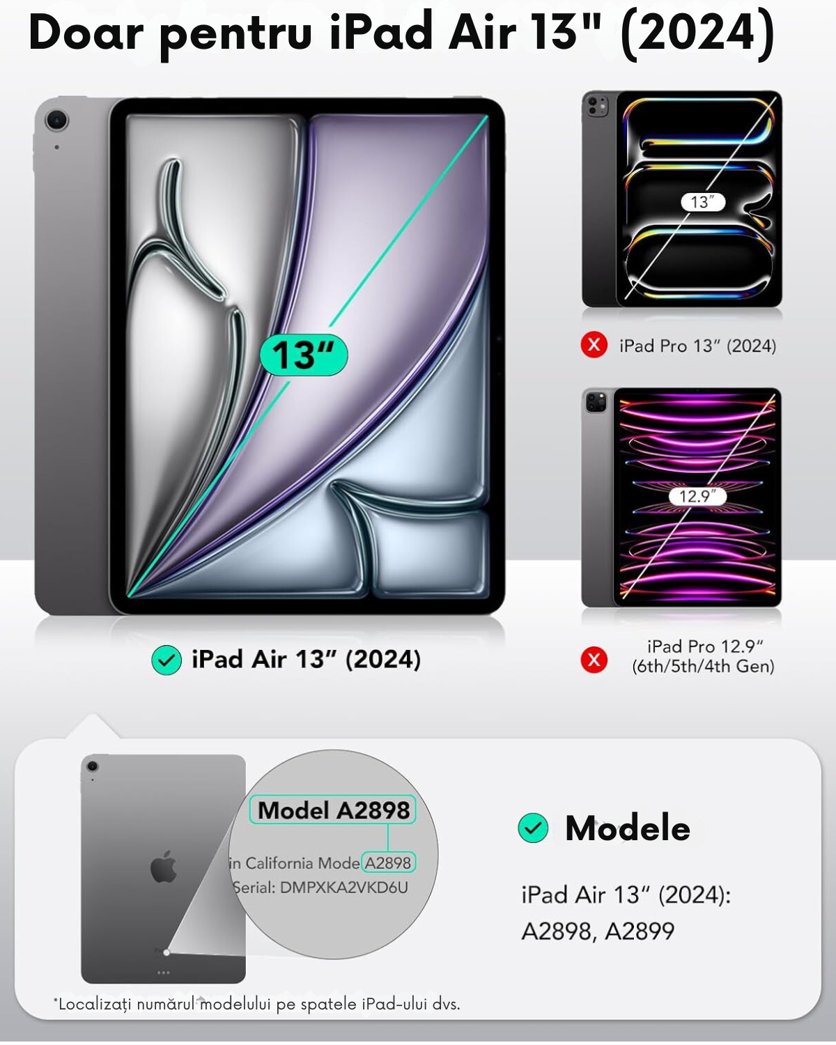 Folie cu textură de hârtie pentru Apple iPad Air 13" (2024/2025)