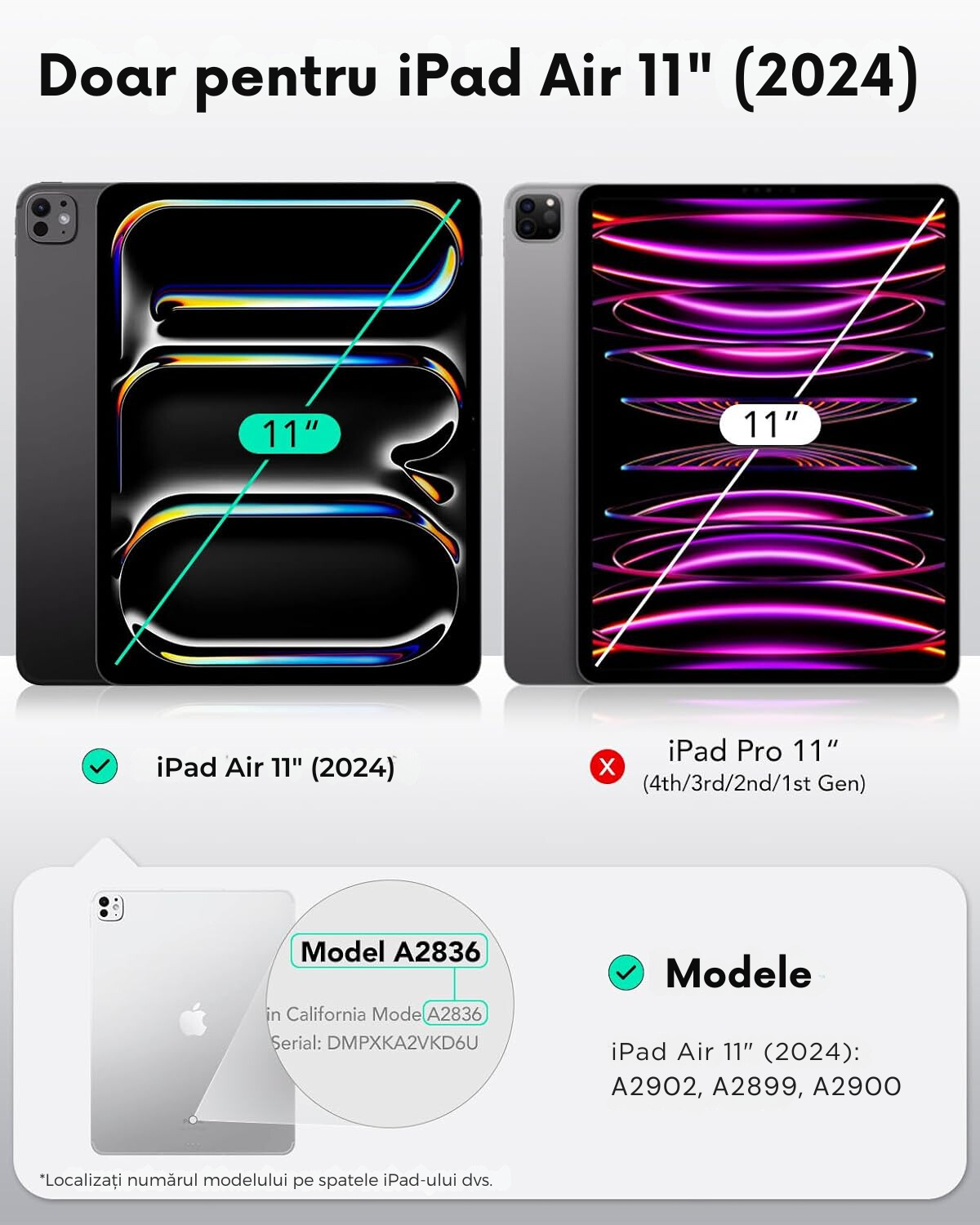 Folie cu textură de hârtie pentru Apple iPad Air 11" (2024/2025)