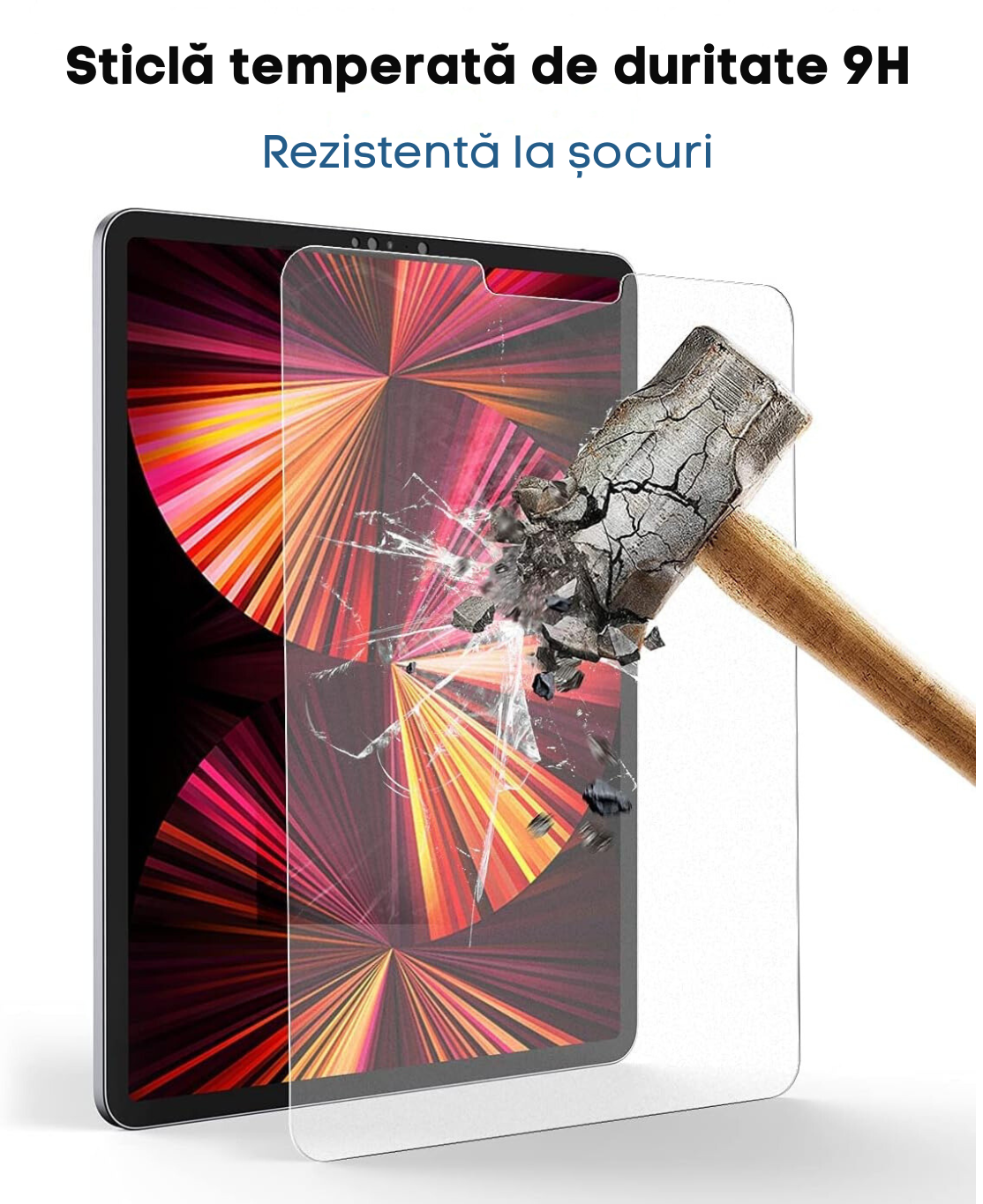 Folie Gelle cu textură de hârtie pentru iPad